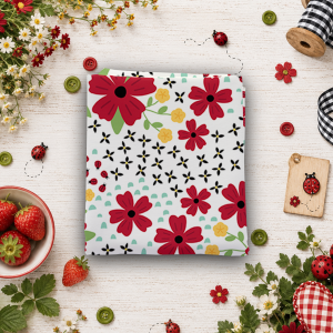 Little Ladybug Main White Fat Quarter