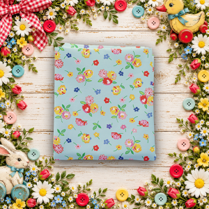 Dear Sweethearts Calico Blue Fat Quarter