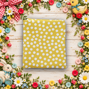 Dear Sweethearts Scramble Dots Yellow Fat Quarter