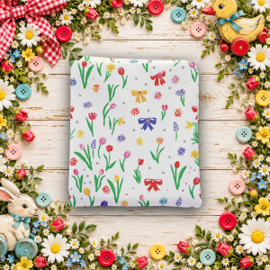 Dear Sweethearts Flowers & Bows Multi Fat Quarter