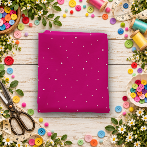 Dapple Dot Magenta Fat Quarter