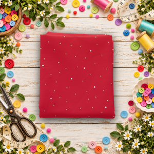 Dapple Dot Riley Red Fat Quarter