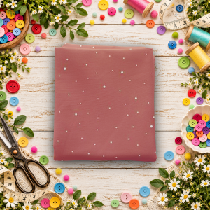 Dapple Dot Canyon Rose Fat Quarter