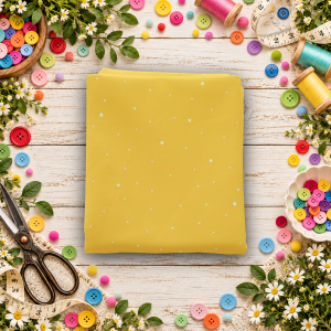 Dapple Dot Yellow Fat Quarter
