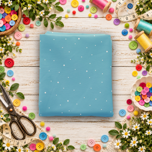 Dapple Dot Cornflower Fat Quarter