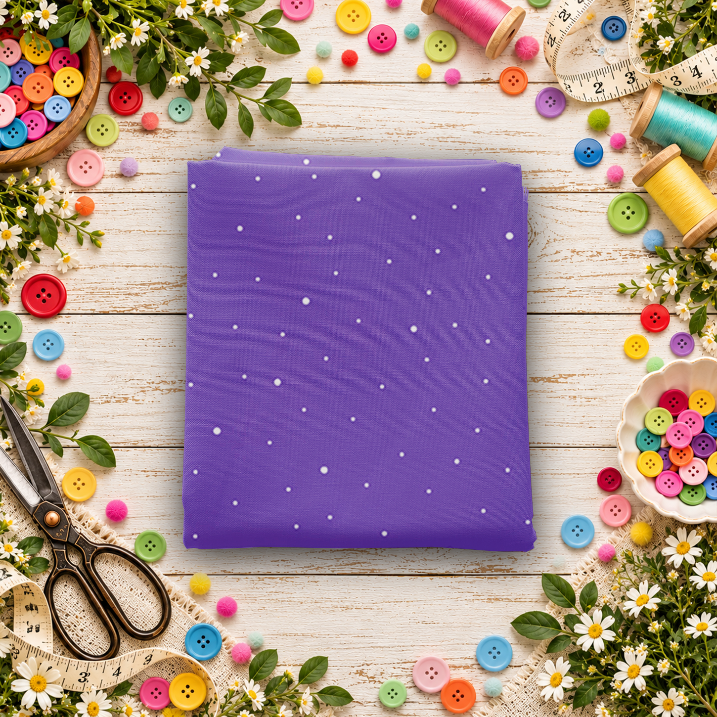 Dapple Dot Amethyst Fat Quarter