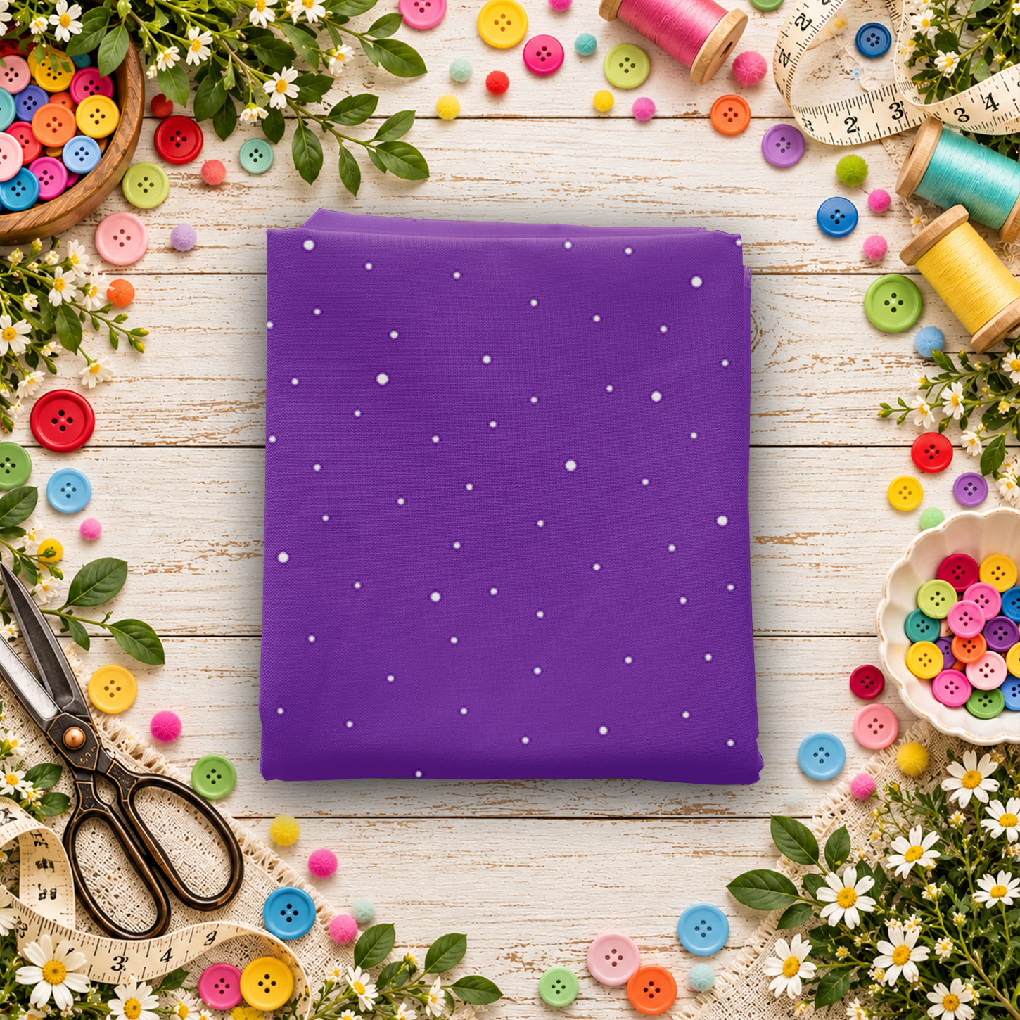 Dapple Dot Iris Fat Quarter