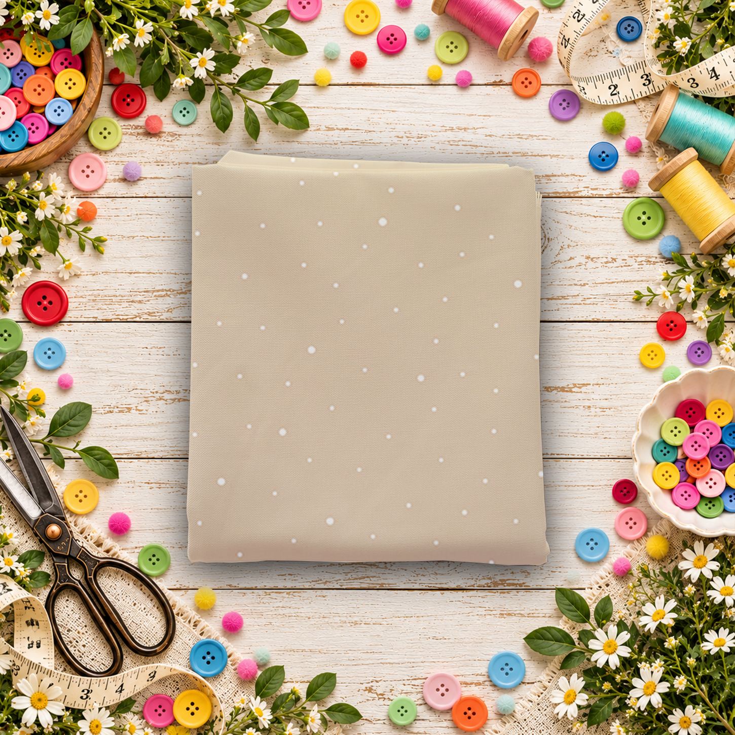 Dapple Dot Beach Fat Quarter